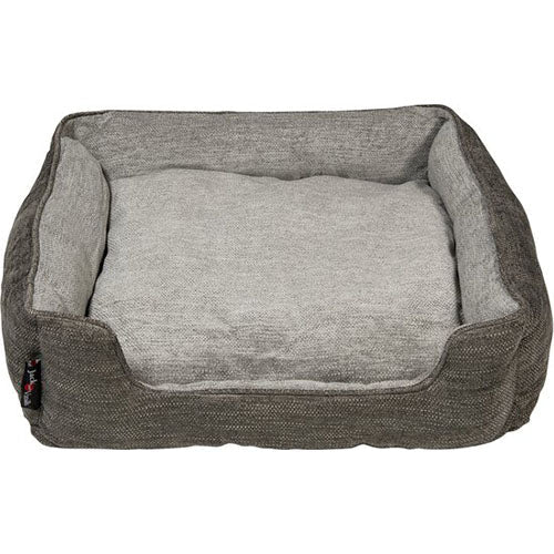 Jack And Vanilla - Cairo Sofa Hondenmand - Donkerbruin/Grijs - 60x52x18 cm 2ee89c-2