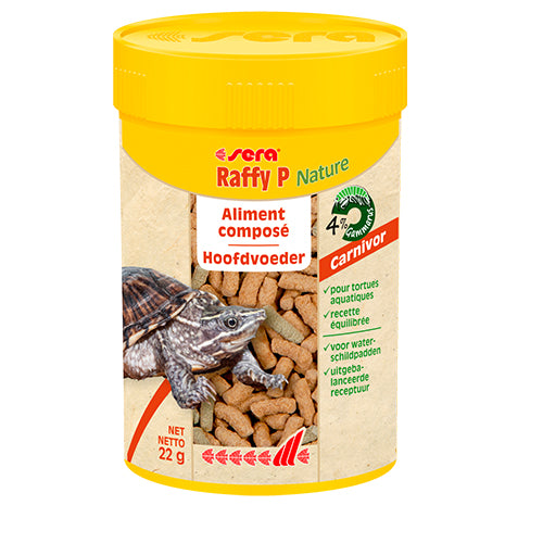 sera Raffy P Natur Schildkrötenfutter in verschiedenen Größen