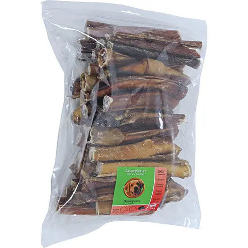 Natuurlijke Snack Rund - Bullepezen verkrijgbaar in verschillende maten Classies