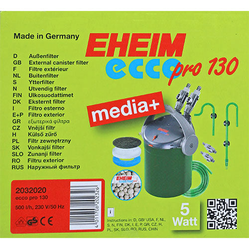 Eheim buitenfilter met filtermassa EccoPro