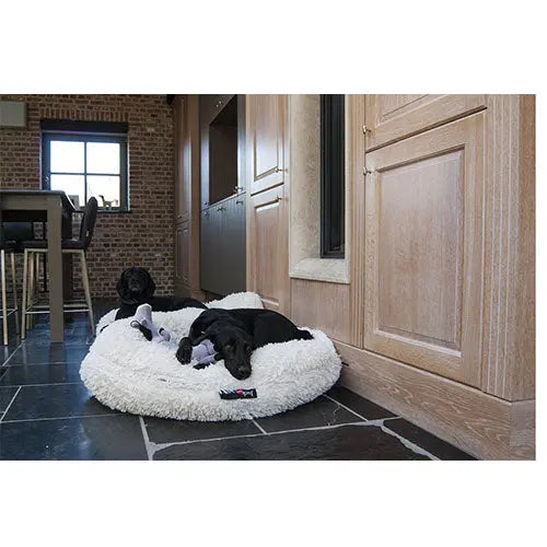 Jack and Vanilla Puff Long Plush gebroken wit superdikke donut kussen Classies