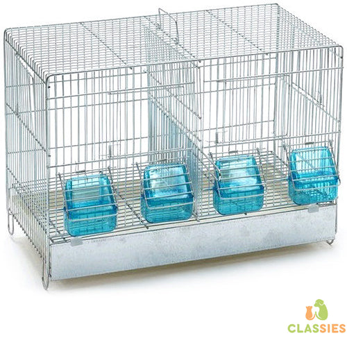 Cova 3 Kweekkooi Metaal 65 x 34 x 44 cm - verzinkt Classies