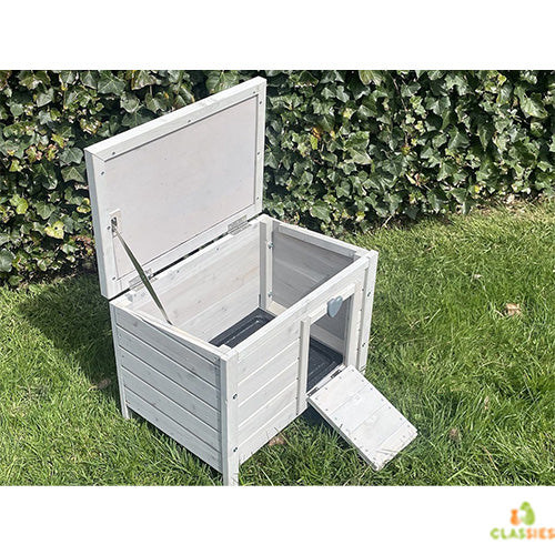 Grizo Konijnenhok Raoul - White Wash - 53x37.5x46cm