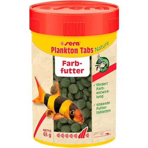 Sera visvoer Plankton tabs 50 - 100 ml - 1,3 kg Classies
