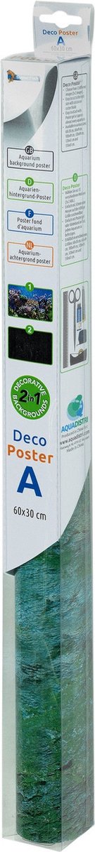SuperFish Deco Poster Rots / Plant - Aquarium Achterwand - 150X61 cm Classies