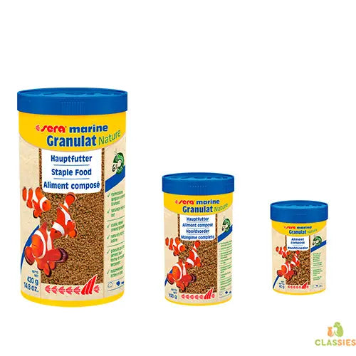 sera Visvoer - zeewater - marine Granulat Nature Classies