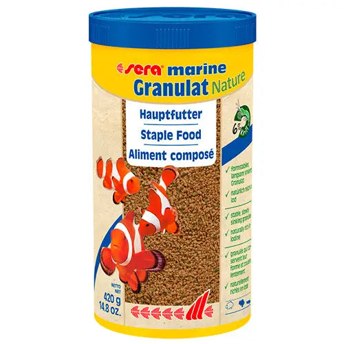sera Visvoer - zeewater - marine Granulat Nature Classies