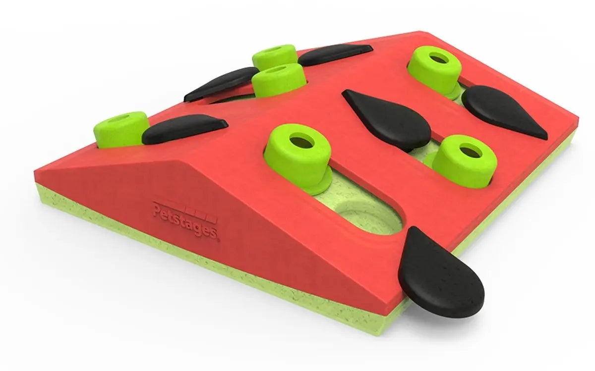 Petstages Melon Madness - Interactieve puzzel vulbaar met snacks voor katten Classies