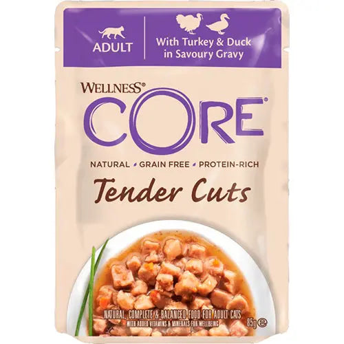 Wellness Core kattenvoeding - natvoer in zakje - 1 x 85 gram Classies