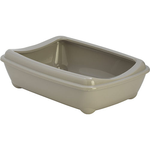 Moderna Open Kattenbak/ Kittenbak met Rand - Afmetingen: 42x31x13 cm - Verkrijgbaar in 3 kleuren