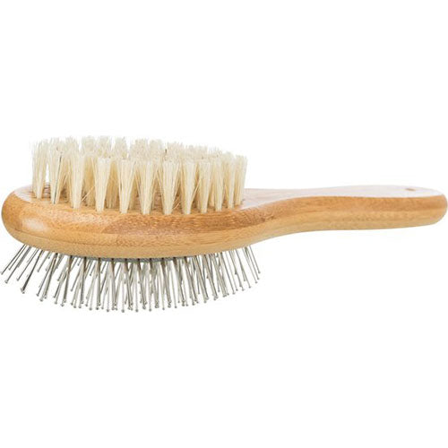 Trixie Borstel Dubbelzijdig Bamboe - 19 x 5 cm Classies