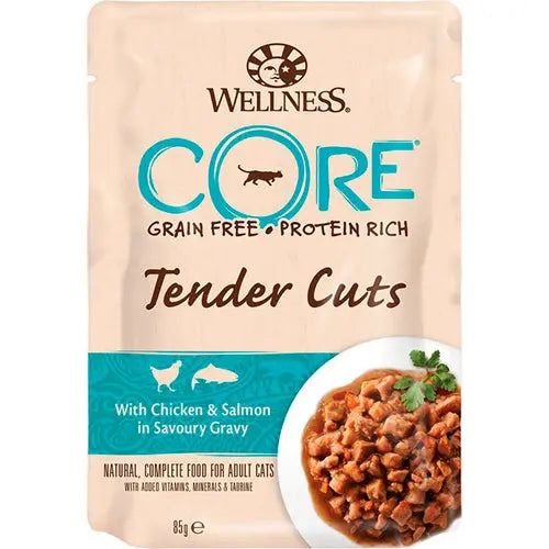 Wellness Core kattenvoeding - natvoer in zakje - 1 x 85 gram Classies