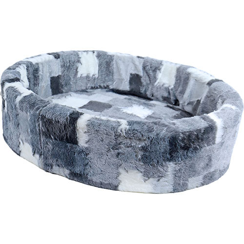 Boony Soft Teddykorb Block grau oder braun