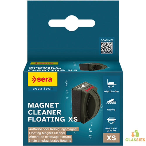 Sera drijvende algenmagneet ruitenreiniger met hoekreiniging XS - S - M - L