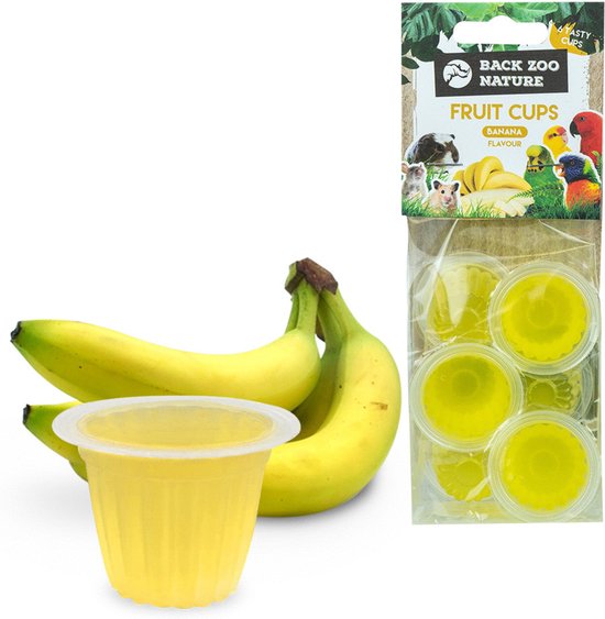Fruitcups in verschillende smaken voor vogels per 6 stuks Classies