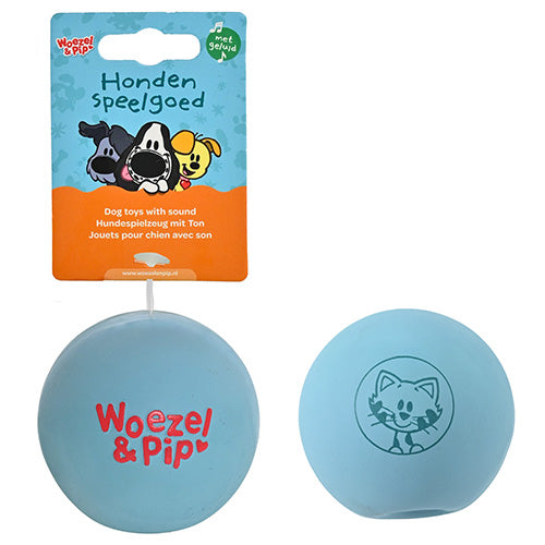 Woezel & Pip Hondenspeelgoed - Latex Bal 7,5 cm - Verkrijgbaar in 4 kleuren