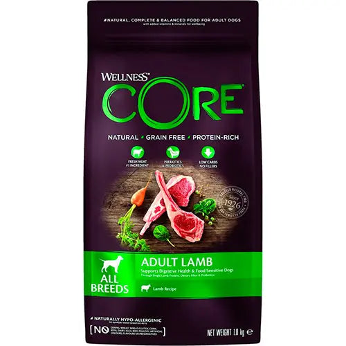 Wellnes Core graanvrij hondenvoer - droogvoer - 1,8 kg Classies