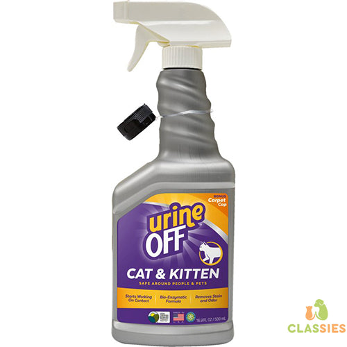 Urine Off Kat - Kitten Urine Vlek en Geurverwijderaar - Spray - 500 ml