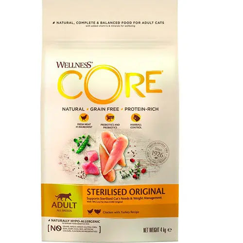 Wellness Core kattenvoer - droogvoer - Dry - verschillende smaken - 0,3 - 1,75 - 4 kg Classies
