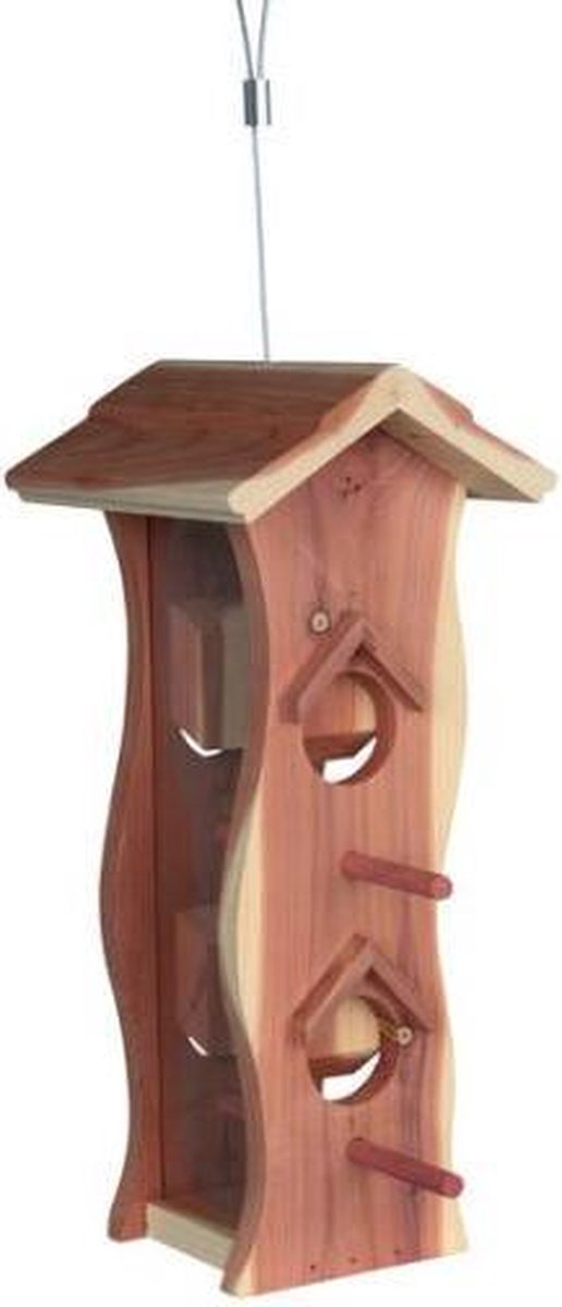 Trixie natura voerdispenser om op te hangen 600 ml 12x29x14 cm Classies