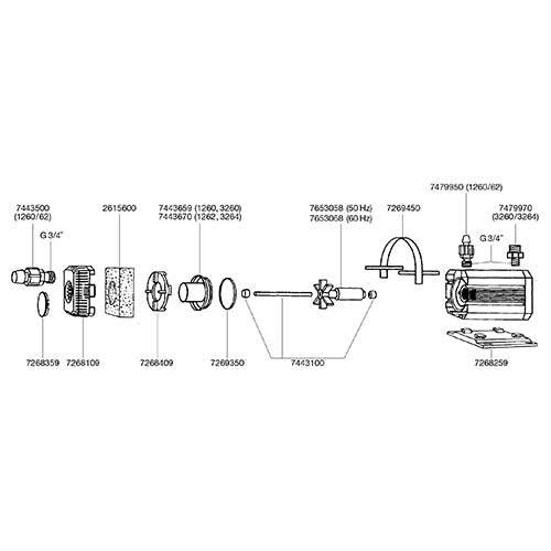 Eheim Universalpumpe - 300 - 600 - 1200 - 2400 l/h