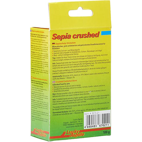 Lucky Reptile Sepia Crushed 100 gram Classies