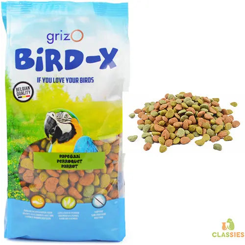 Opfokvoer papegaai premium fruit 0,7 - 3 - 10 kg Classies