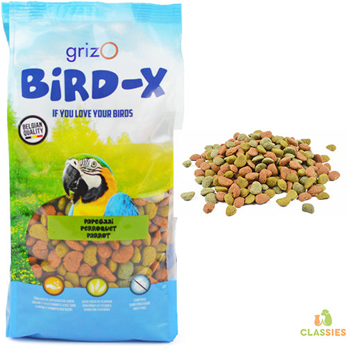 Opfokvoer papegaai premium fruit 0,7 - 3 - 10 kg Classies