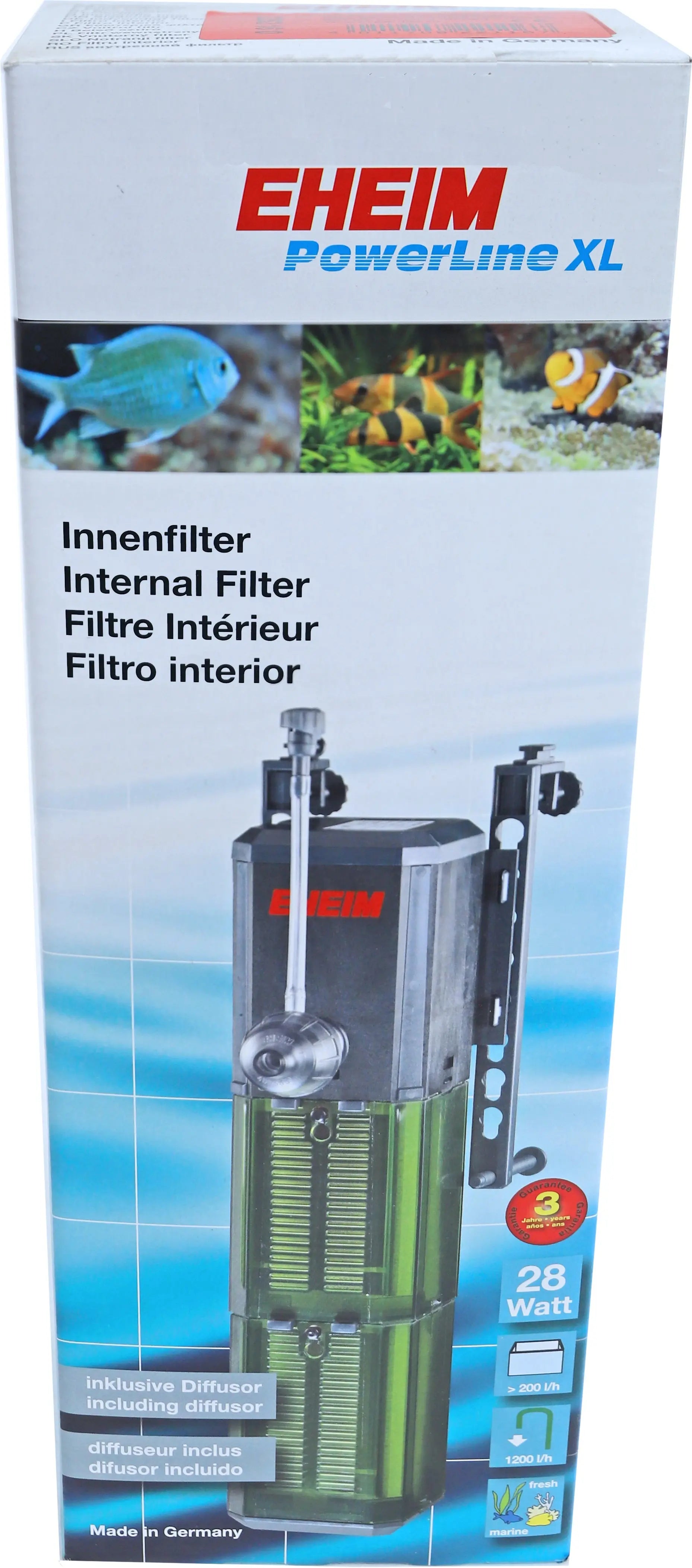 Eheim binnenfilter PowerLine XL. Classies