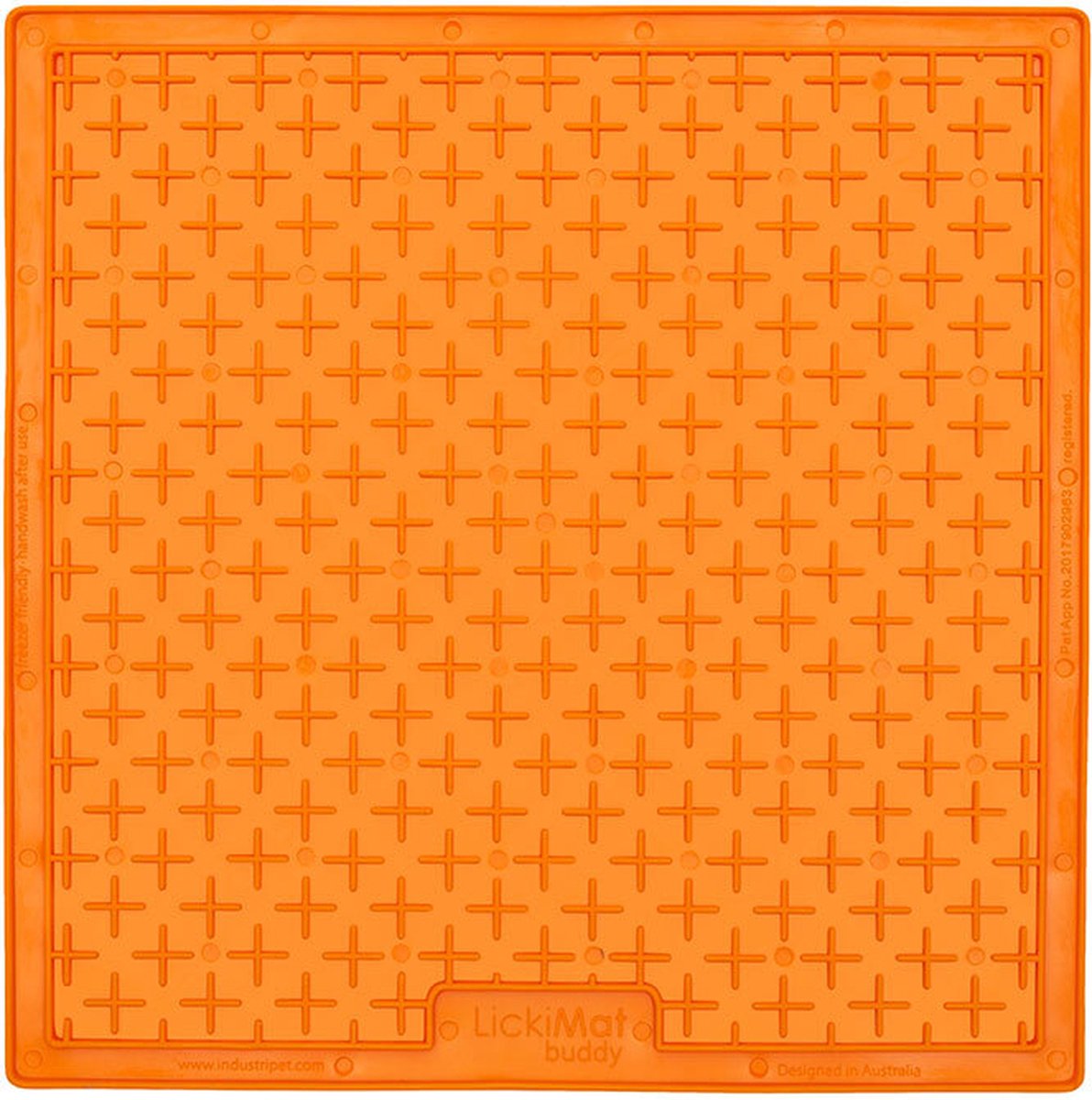 LickiMat Hond Likmat Buddy XL Oranje 30x25 cm