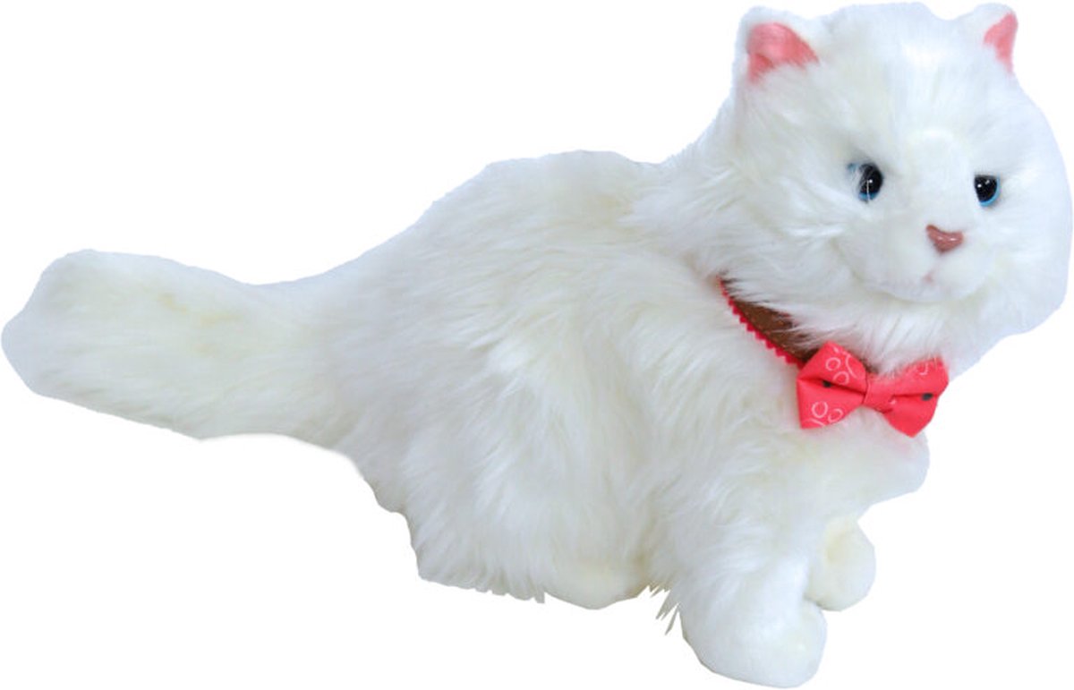 lief! Girls - kattenhalsband met strik - 45 cm - Roze Classies