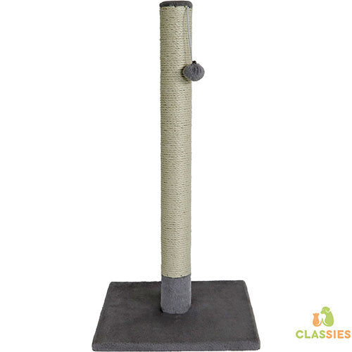 Boon Caty Novo - Krabpaal inclusief balletje met bel - Grijs - Hoogte: 62 cm