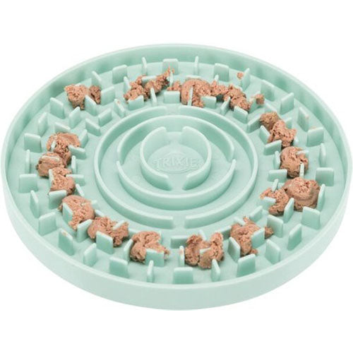 Trixie Junior Anti Schrokbak - Likplaat - Mintgroen - 21X21 cm