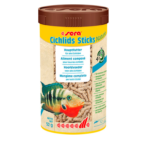 sera Cichliden Sticks Nature - 250 - 1000 ml - 2,5 kg