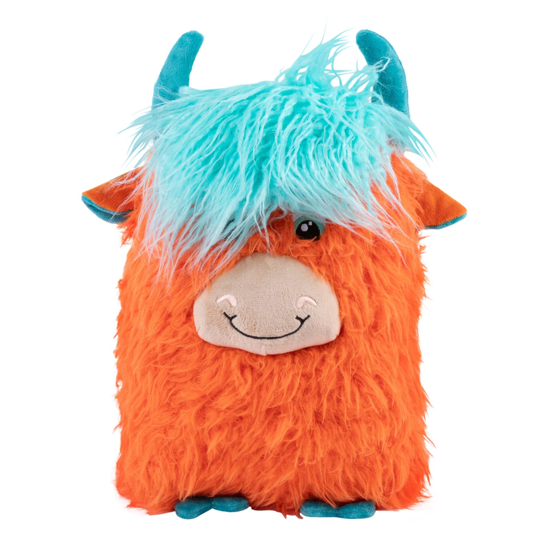 Kong hond comfort jumbo highland koe assortie XL - 40 cm met knisper en piepers