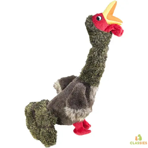 Kong Shakers Honkers Turkey - Bruin Rood Geel Large Classies