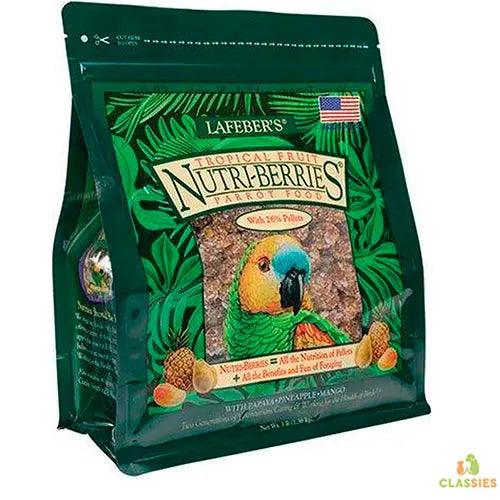 Lafeber Nutri-Berries Tropical fruit papegaai Classies