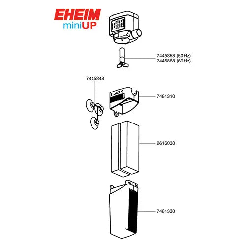 Eheim Binnenfilter Miniup 30 liter Classies