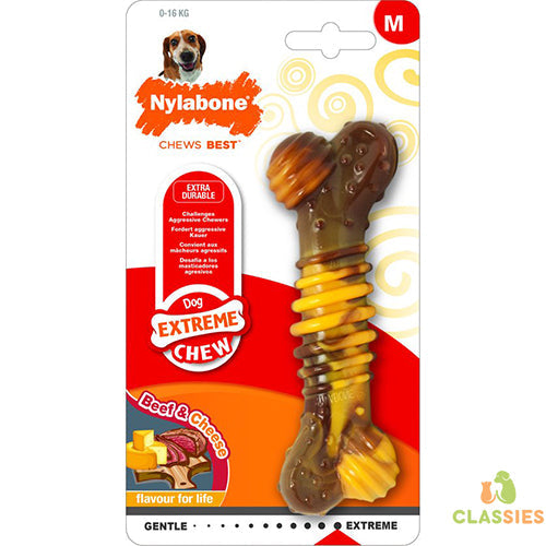 Nylabone extreme dental been rund - kaas Classies