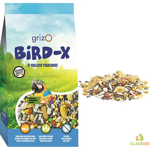 Vogelvoer Bird-X Papegaai mengeling Tropical 1,75 - 3 - 12,5 kg Classies