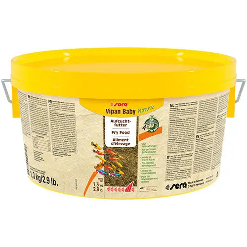 sera Vipan Baby Nature 50 - 100 ml - 1,3 kg micro vlokken Classies
