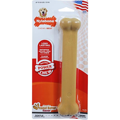 Nylabone Dura Chew Hard Biters normale Erdnussbutter