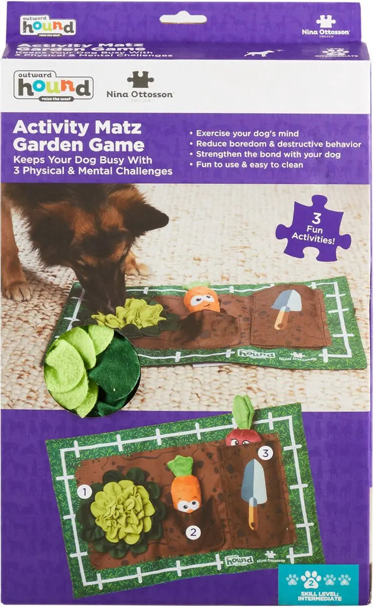 Nina Ottoson intelligentiespeelgoed - snuffelmat - garden Classies