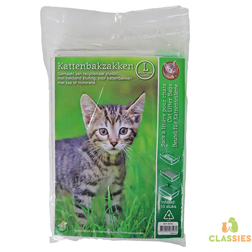 Boony kattenbakzak met trekband in 3 maten Classies