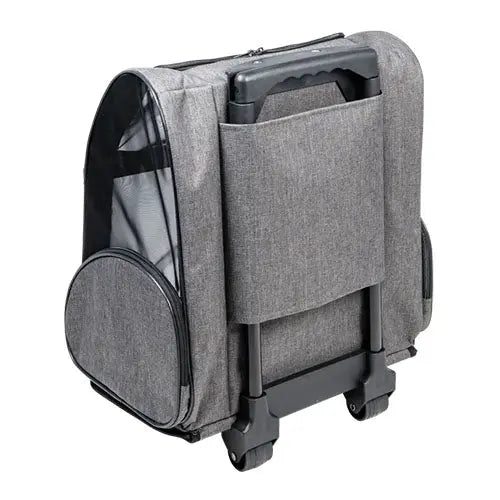 Jack and Vanilla trolley draagtas 40 x 26 x 40 cm grijs-zwart Classies