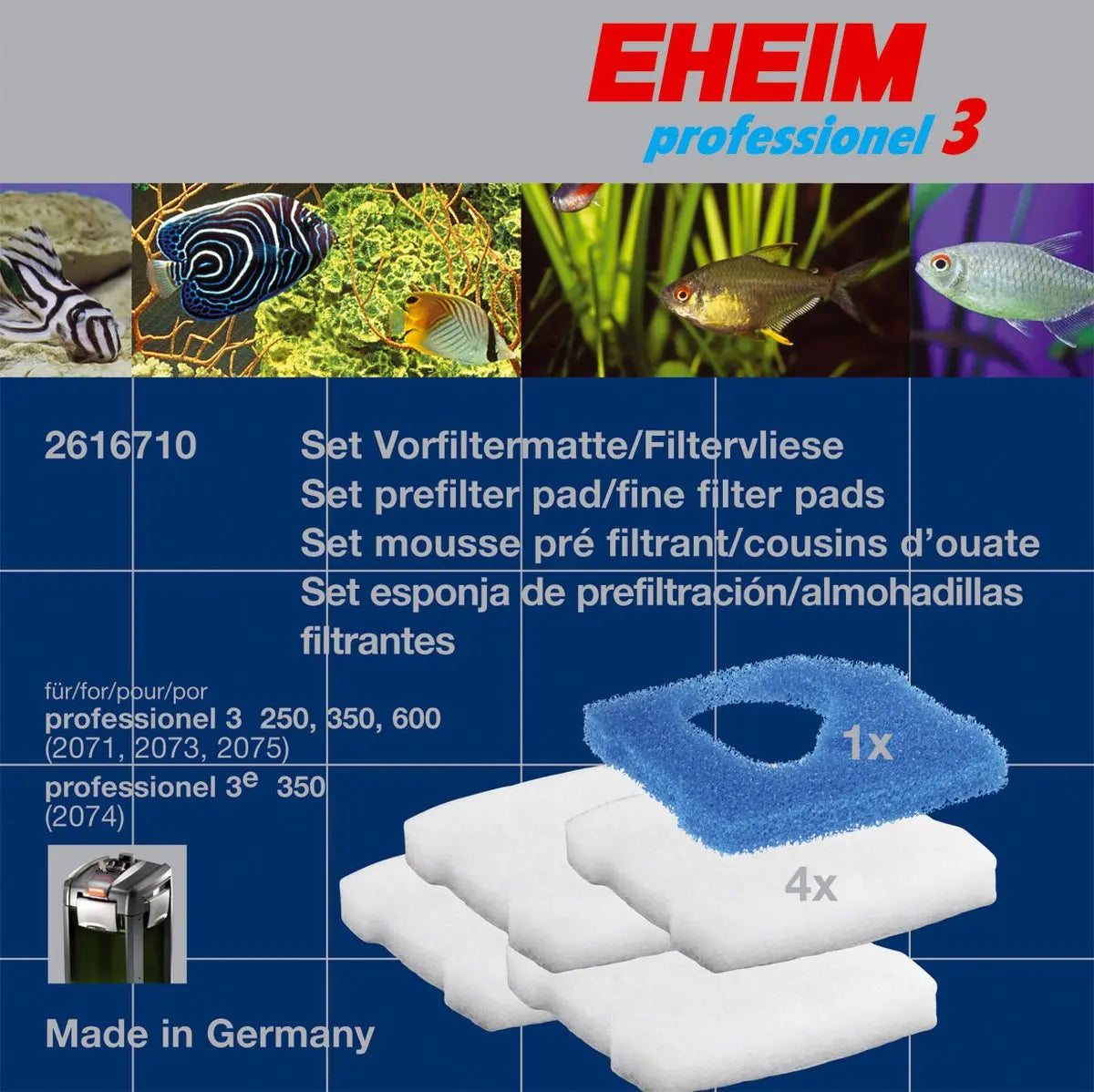 Eheim Set Filtermat Professioneel 3 - Aquariumfilter Classies