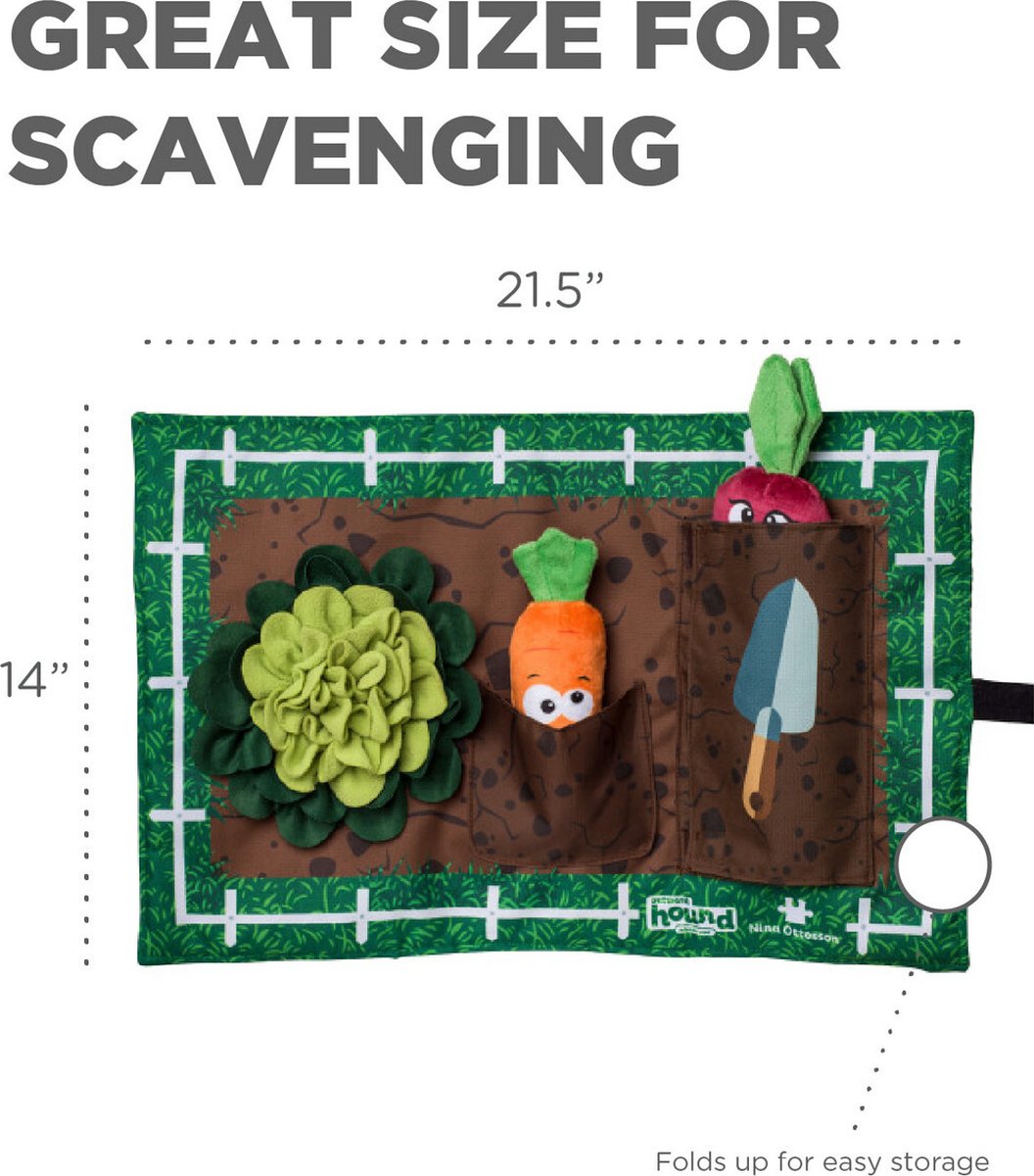 Nina Ottoson intelligentiespeelgoed - snuffelmat - garden