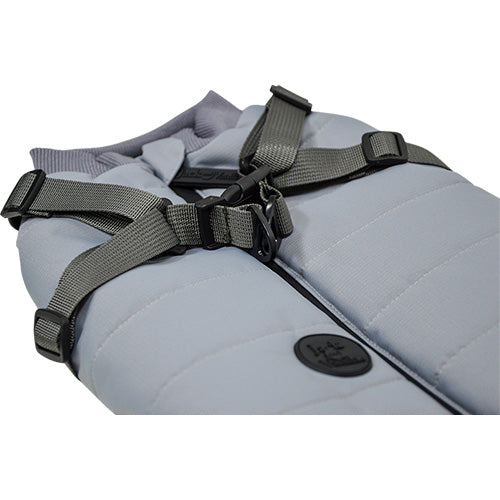 Jack and Vanilla Dogwalk Jacket Harness London - Hondenjas met Harnas - Grijs - Verkrijgbaar in 7 maten