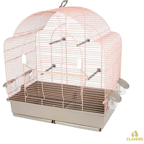 Voltrega Vogelkooi 653 Salmon/Mocca 58 x 36 x 62 cm Classies