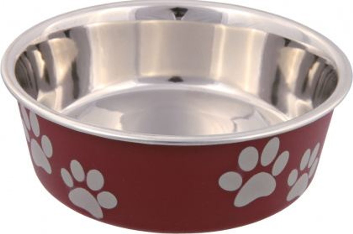 Trixie Voerbak RVS/Kunststof - Assorti - 17 cm - 800 ml Classies
